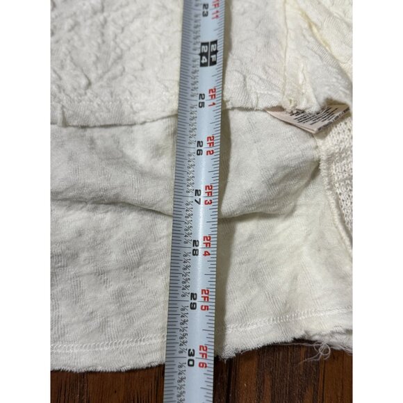 NEW Free People M Ivory Textured Fringe Knit Tank Top Sweater Boho Chic Design - Picture 15 of 15